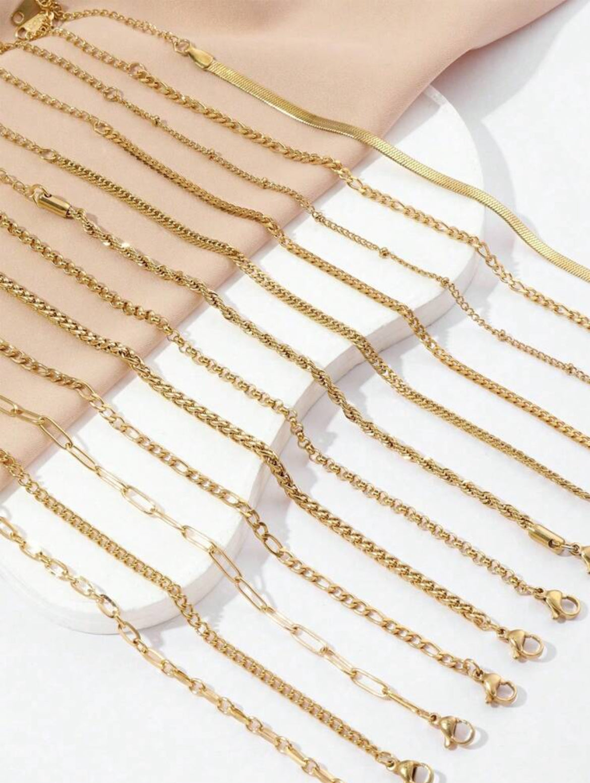 Stackable Chain Bracelets